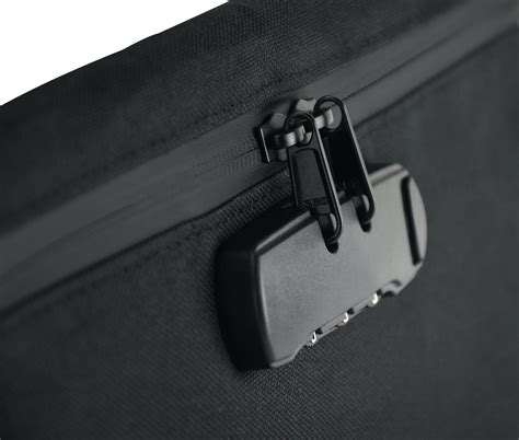 lockable bags with combination lock.